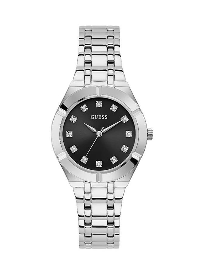 GUESS ساعة جيس كريستالين فضية للنساء GW0114L1 - Image 1