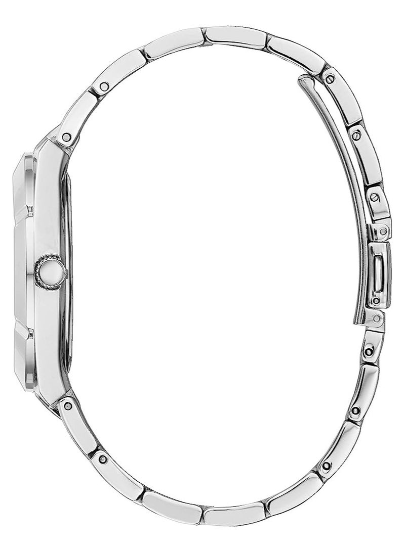 GUESS ساعة جيس كريستالين فضية للنساء GW0114L1 - Image 2