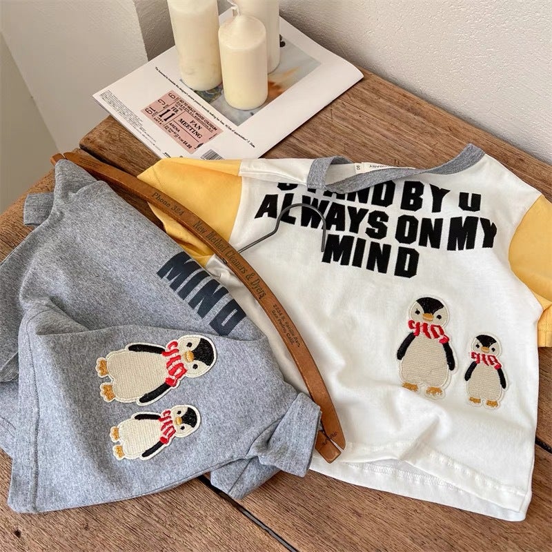 Children'S Cotton Short-Sleeved T-Shirt Summer Cartoon Half-Sleeved Embroidered Printed Japanese Fashion Brand Chinese And Korean Style Children'S Fashion Fashion - Image 4