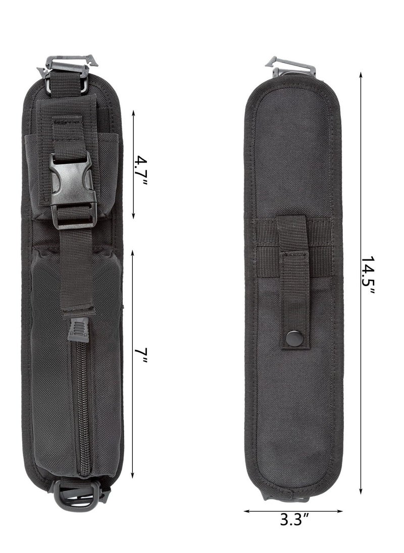 Excefore - 2 Pack Backpack Shoulder Strap, Molle Accessory Pouch, Molle EDC Waist Pouch,Tactical Compact EDC Pouch Additional Backpack Strap, Suitable for Hiking - Image 1