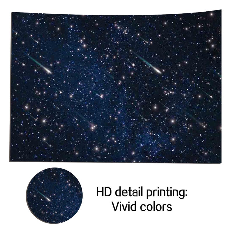 HQM Night Sky Star Universe Space Starry Photo Backdrops Galaxy Stars Children Boy Kids Boy or Girl Birthday Party Decor Photo Background Banner 7x5FT - Image 5