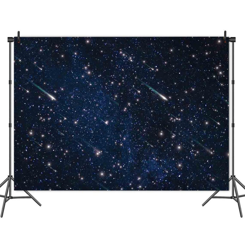HQM Night Sky Star Universe Space Starry Photo Backdrops Galaxy Stars Children Boy Kids Boy or Girl Birthday Party Decor Photo Background Banner 7x5FT - Image 4