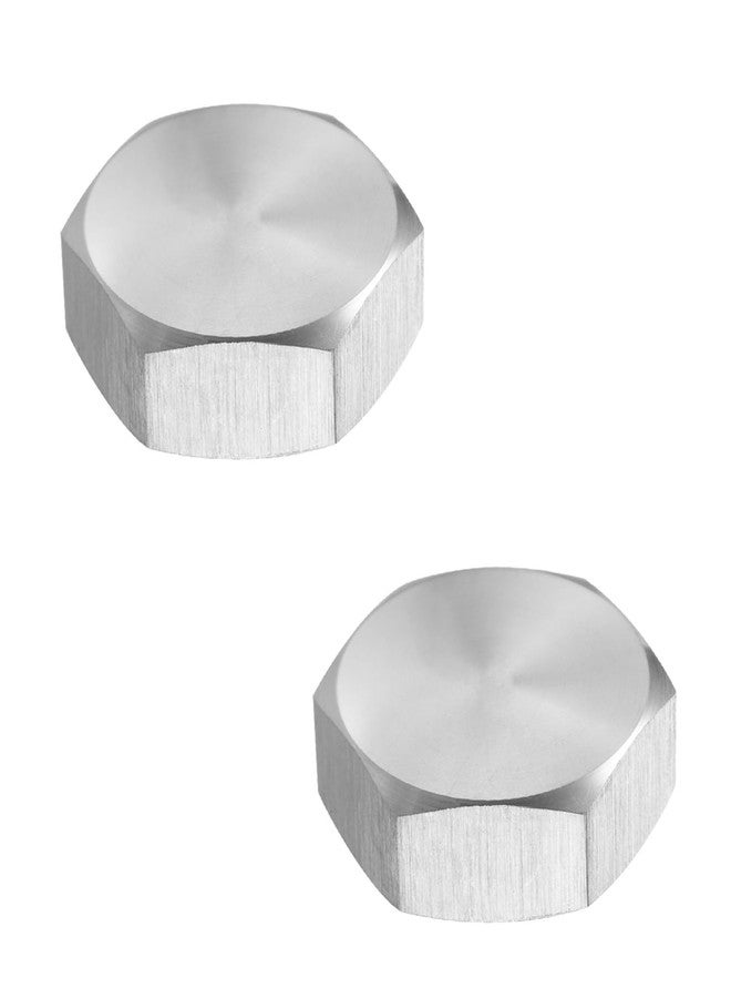 eifagur 304 Stainless Steel Heavy Duty NMO Antenna Mount Cap with O Ring Seal Dust Weather Rain Protective Cover （Pack of 2）, - Image 1