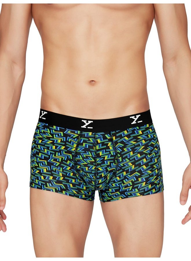 اكس واي اكس اكس - شورت رجالي من XYXX (عبوة من قطعتين) (XYTRNK2PCKN226XXL_Lightning Bolt:Yoga Pet_Multicolor_2XL) - Image 1