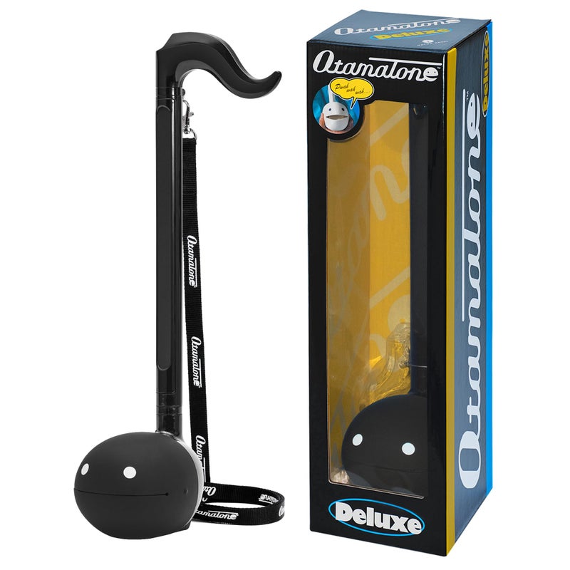Otamatone Deluxe Electronic Musical Instrument for Adults Portable Synthesizer Digital Electric Music from Japan by Cube/Maywa Denki Cool Stuff Gifts, Black [English Manual] - Image 1