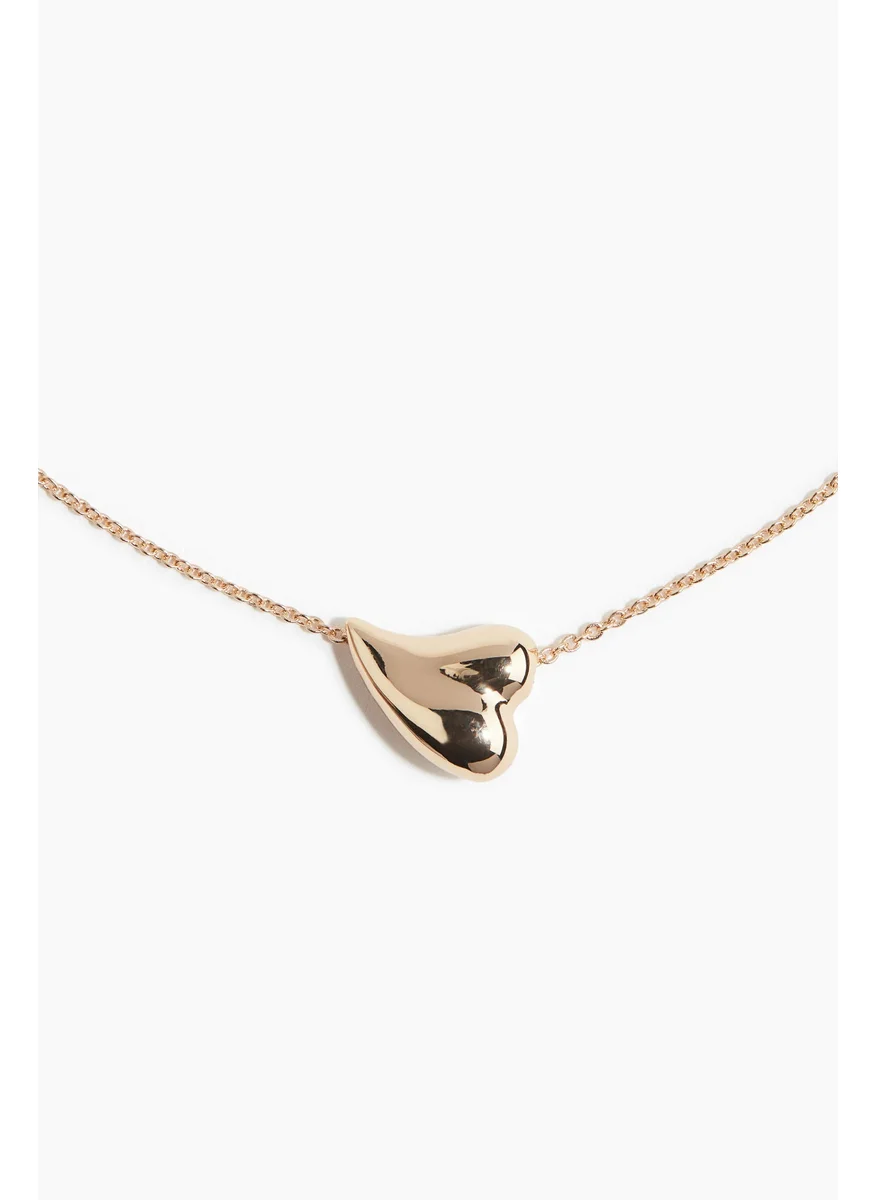 H&M Heart-Bead Necklace