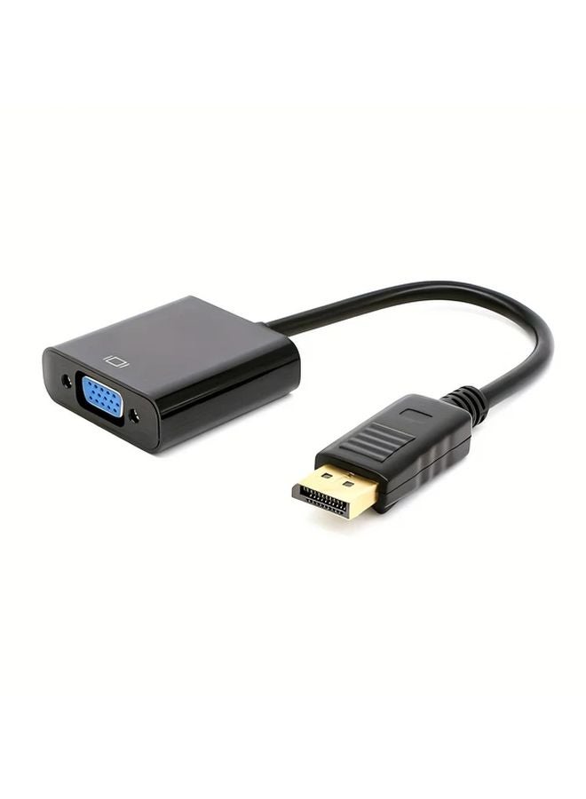 Display Port To VGA Adapter Male To Female 7 87 Inch For PC Laptop Monitor - Image 1