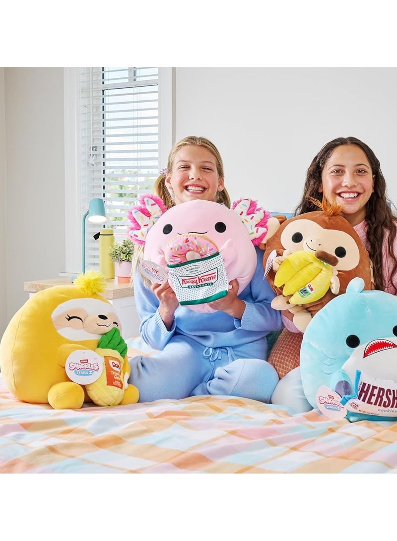 Snackles Series 2 Sloth & Dole 16 Inch Plush by ZURU, Ultra Soft Plush, Collectible Plush with Real Licensed Brands, Stuffed Animal, Giftable - Image 4