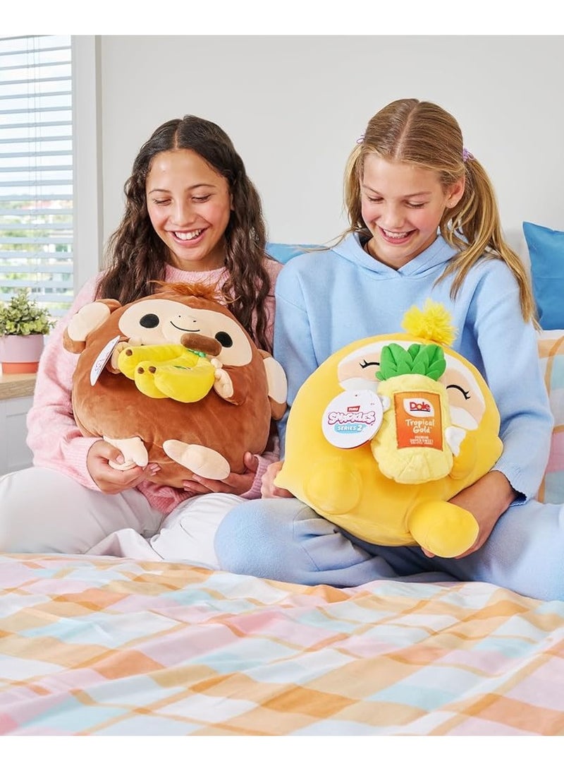 Snackles Series 2 Sloth & Dole 16 Inch Plush by ZURU, Ultra Soft Plush, Collectible Plush with Real Licensed Brands, Stuffed Animal, Giftable - Image 5