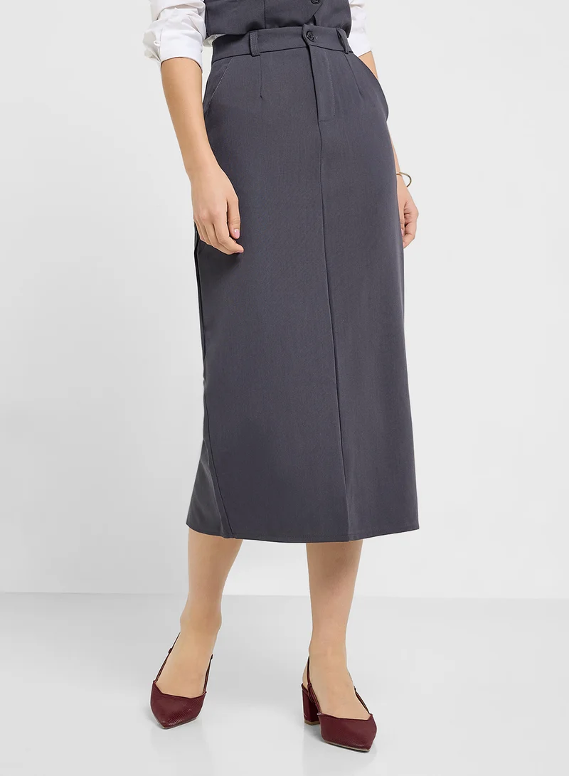 ELLA Halter Neck Vest & Skirt Set