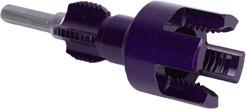 أداة قطع خيوط الأنابيب G1/2 PVC، مزودة بقاعدة سداسية، تتميز بالقدرة على تشكيل الخيوط الداخلية والخارجية معًا - من سبائك الفولاذ عالية الصلابة، توفر قطعًا دقيقًا وسريعًا للخيوط، وهي أداة فعالة لأعمال السباكة. - Image 3