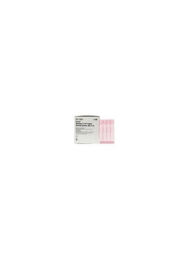 CareFusion 555251BX - وحدة جرعة هوائية من مودودوز، 3 مل 0.9% استنشاق، 0.10 أونصة سائلة لكل منها، 100 عد (عبوة من 1) - Image 3