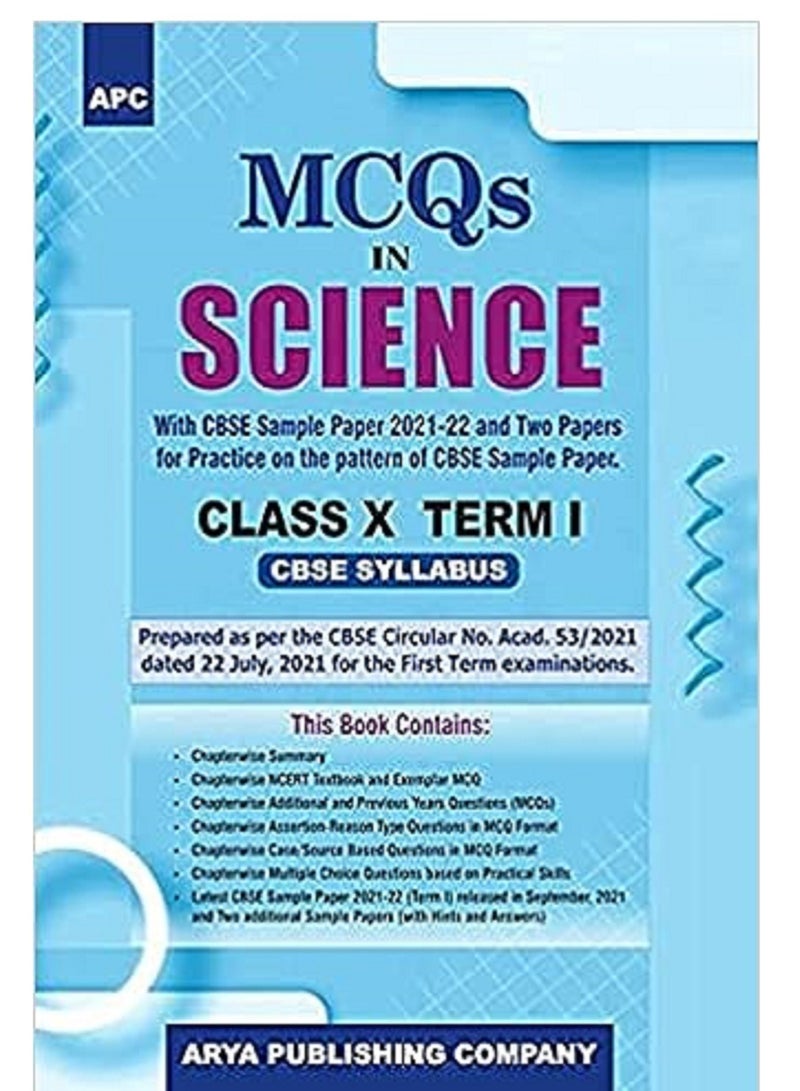 MCQs in Science, Term-I, Class-X for Nov-Dec, 2021 Examination