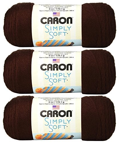 Caron - Simply Soft - Pack of 3 Solid Thread Balls 6 oz - Image 1