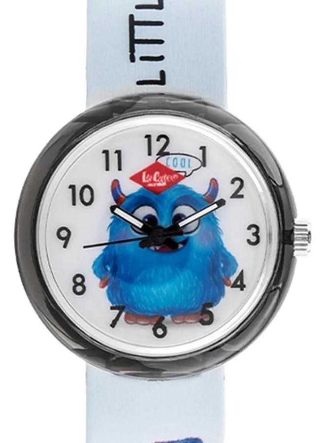 Lee Cooper Lee Cooper Kids PC21S Movement Watch, Analog Display and Silicone Strap - LC.K.4.633, White
