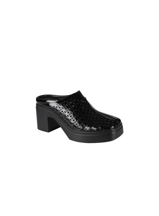 Michelle Morgan 092-2439 Michelle Morgan Ladies Block Heel Clogs  2207-3 Black 36  - Image 1