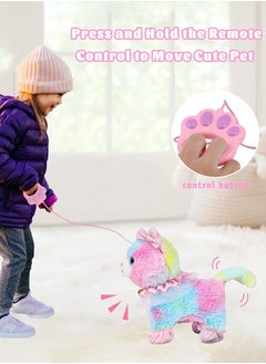 Garlo Interactive Electronic Plush Toy Walking and Barking Robot Cat Plush Cat Remote Control Kitten for Girls Colorful Cat Toy  - Image 4