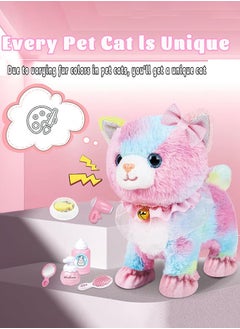 Garlo Interactive Electronic Plush Toy Walking and Barking Robot Cat Plush Cat Remote Control Kitten for Girls Colorful Cat Toy  - Image 5