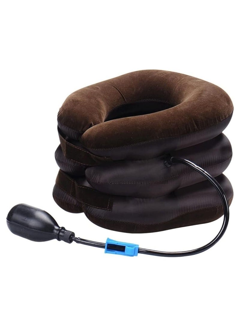 Yameem Neck Traction Pillow Neck Cervical Traction Collar Device for Neck Back Pain Relief  - Image 1