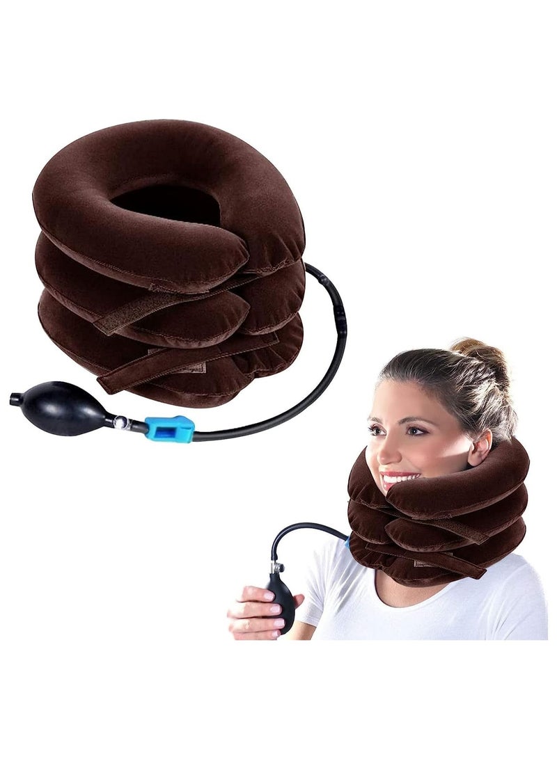 Yameem Neck Traction Pillow Neck Cervical Traction Collar Device for Neck Back Pain Relief  - Image 2