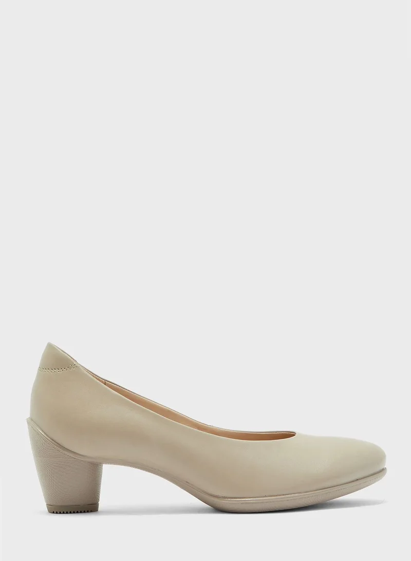 ECCO Casual Mid Heel Pump