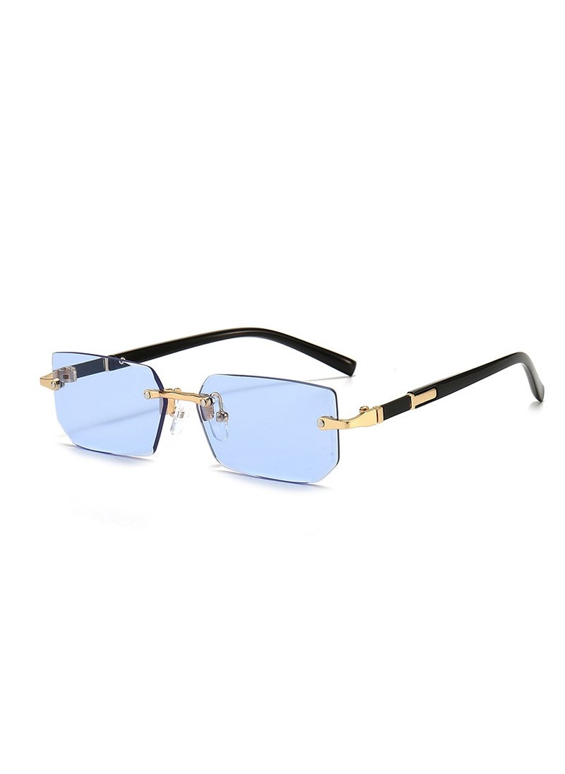 Gasin New Rimless Fashion Trend Sunglasses Personalized Sunglasses UV Protection Unisex  - Image 1