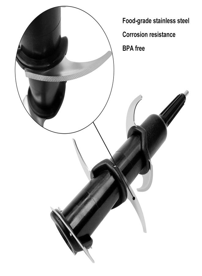 CUTIECLUB Blender 6-Stacked Blade Replacement Assembly for Ninja 72 oz Pitcher, Blades for Ninja Blender Kitchen System 1100W 1200w 1500w Pitcher BL660C BL740 BL642 BL500C Replacement Parts - Image 5