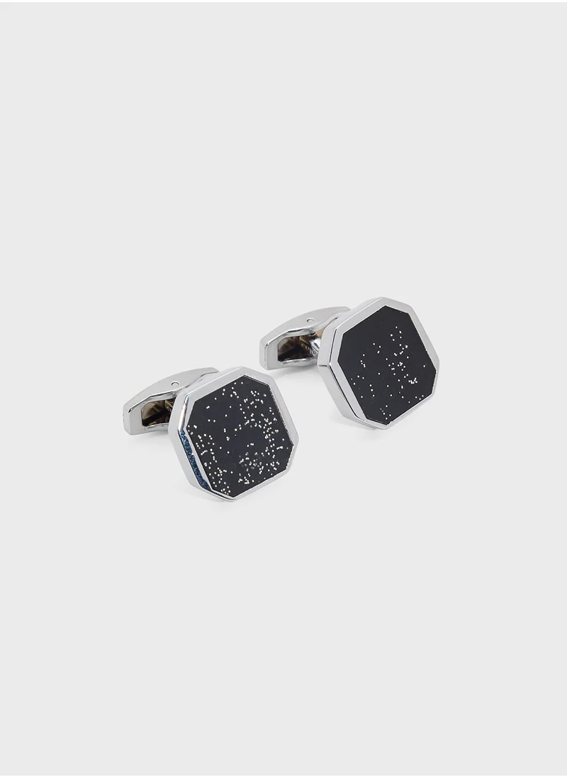روبرت وود Octagon Classic Cufflinks Gift Set