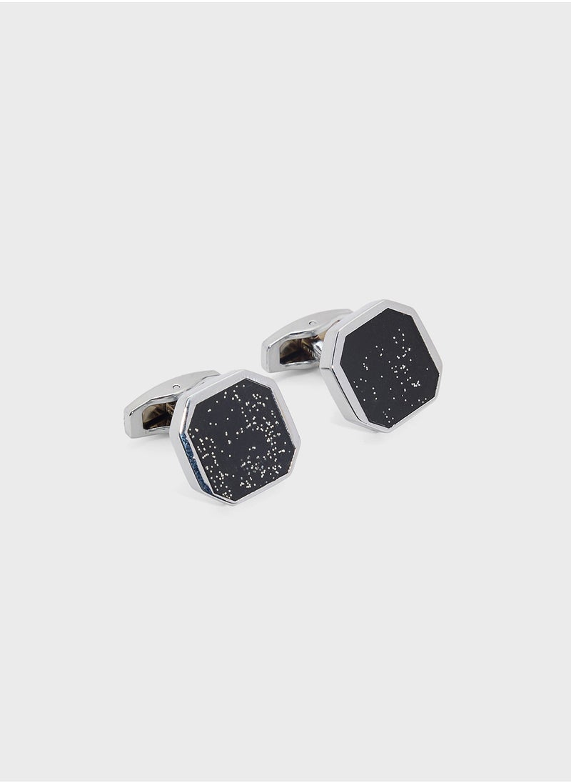 Robert Wood - Octagon Classic Cufflinks Gift Set - Image 1