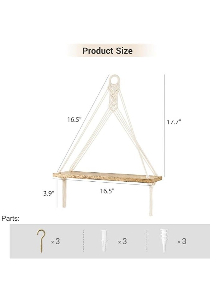 انتيكيانو رف حائط خشبي - Image 2