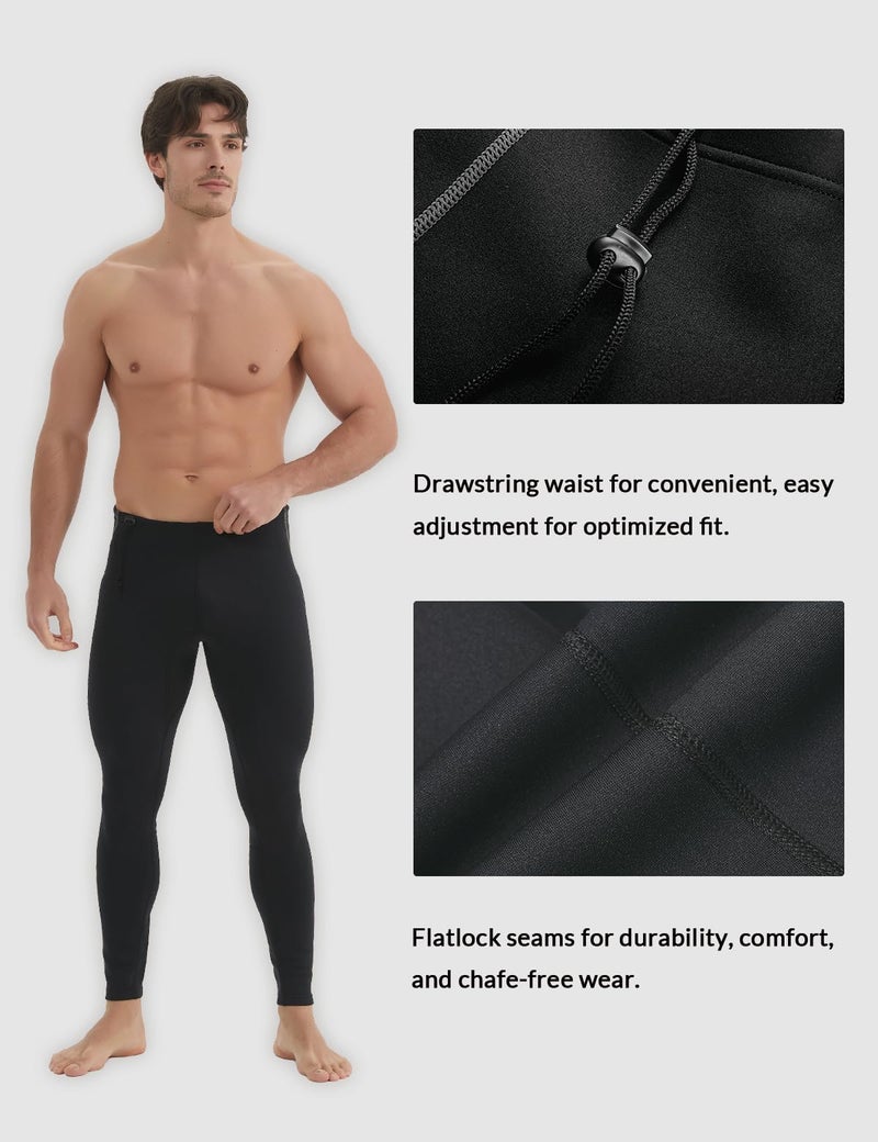 Lemorecn Wetsuit Pants Men 1.5mm Neoprene for Swimming Canoeing Snorkeling Scuba Kayaking(1011-XL) - Image 4