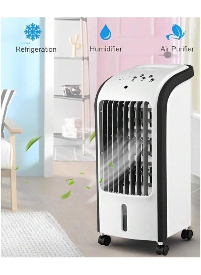 دينكس مكيف هواء صحراوي محمول يعمل بالماء طراز DX2539 بسعة خزان تبلغ 4 لترات، مصمم بثلاث سرعات. - Image 4