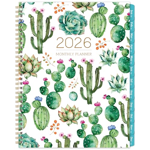 MaaIbok 2026 Monthly Planner/Calendar - Monthly Planner 2026, January 2026 - December 2026, 9" x 11", Calendar Planner with Tabs, Note Pages, Holidays, Back Pocket - Image 1
