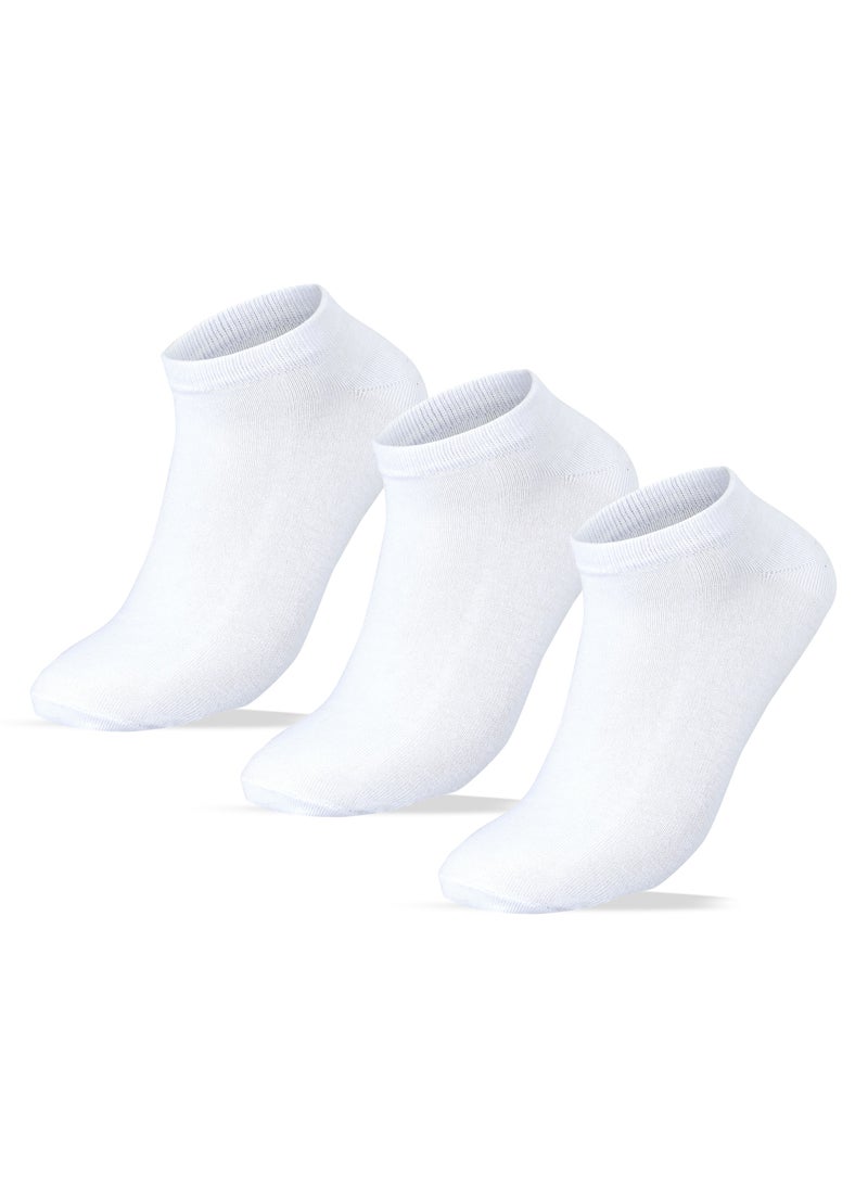 سام سوكس مجموعة من 3 شراب سوكيت  حريمى ابيض - Image 1