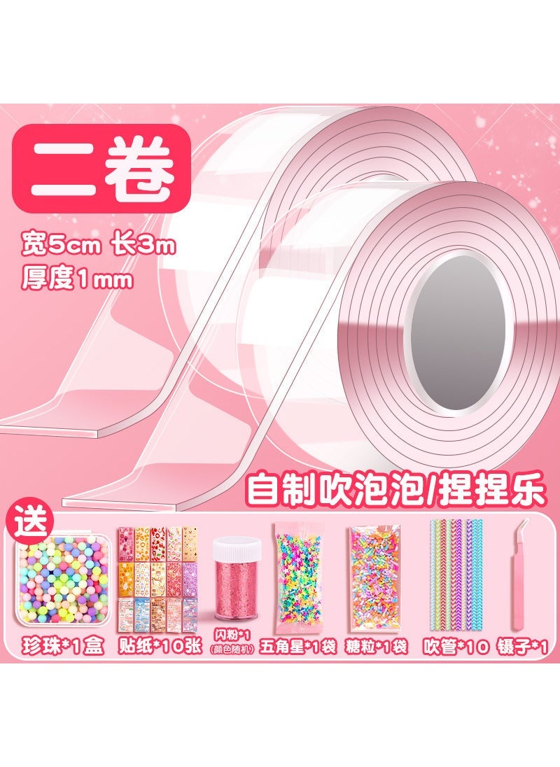Arabest Bubble blowing decompression artifact nano tape special water ball homemade nano glue hollow bubble pinch music material package - Image 2