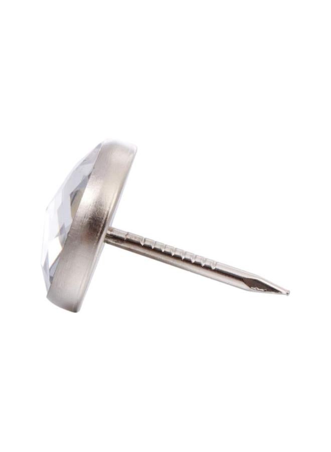 klarako 100pcs Upholstery Decorative Tacks Furniture Sofa Thumb Tacks Nails Pins for Upholstered Furniture Sofas Chairs (16.8mm)  - Image 1