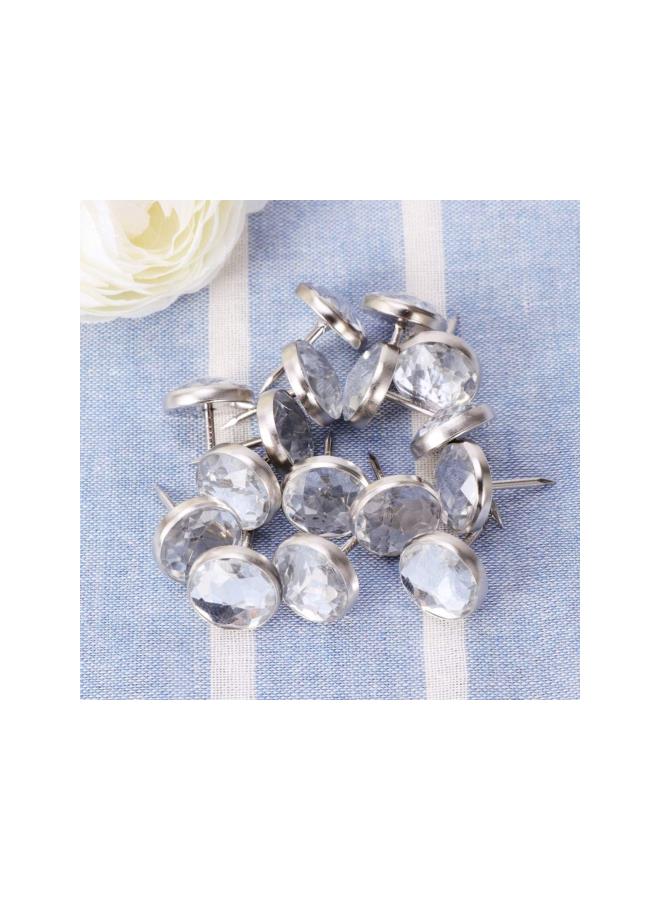 klarako 100pcs Upholstery Decorative Tacks Furniture Sofa Thumb Tacks Nails Pins for Upholstered Furniture Sofas Chairs (16.8mm)  - Image 3