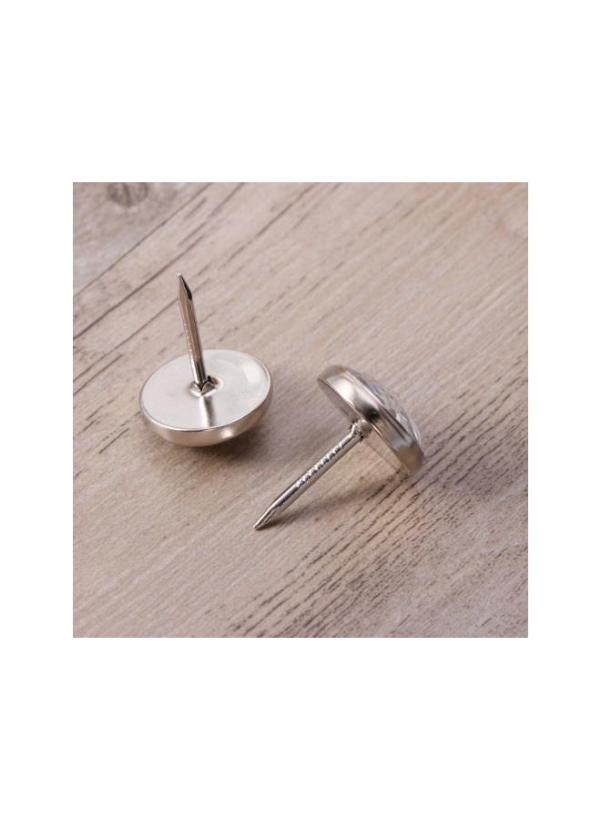klarako 100pcs Upholstery Decorative Tacks Furniture Sofa Thumb Tacks Nails Pins for Upholstered Furniture Sofas Chairs (16.8mm)  - Image 4