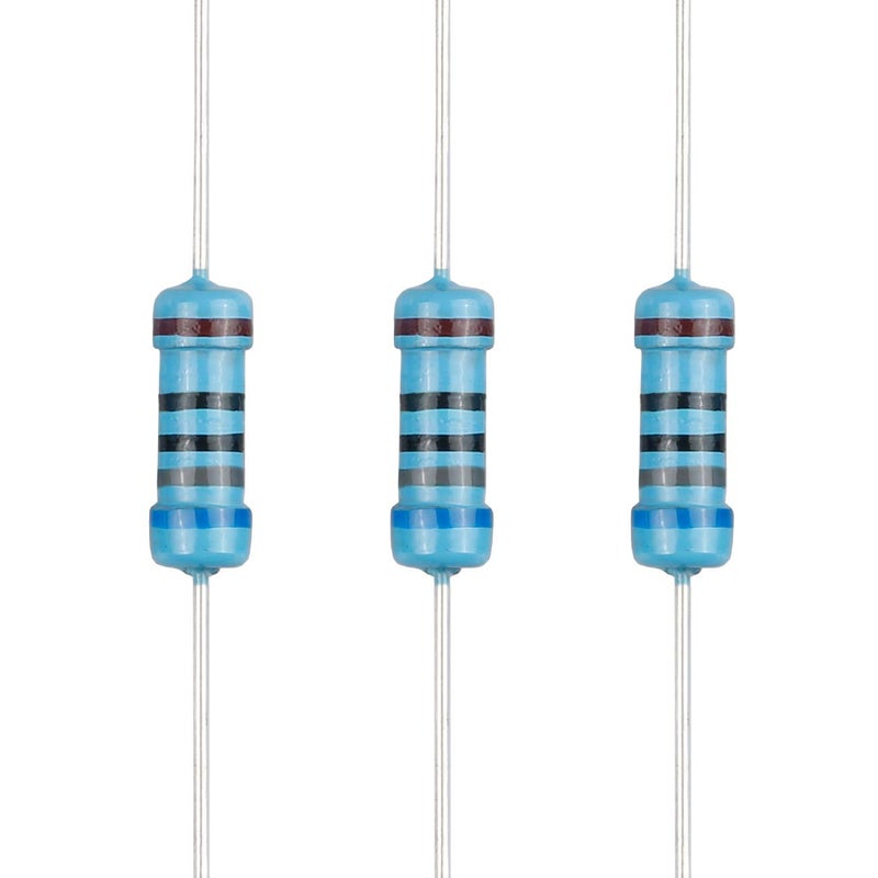 EDGELEC Store 100pcs 680 ohm Resistor 1/2w (0.5Watt) ±1% Tolerance Metal Film Fixed Resistor, Multiple Values of Resistance Optional - Image 1