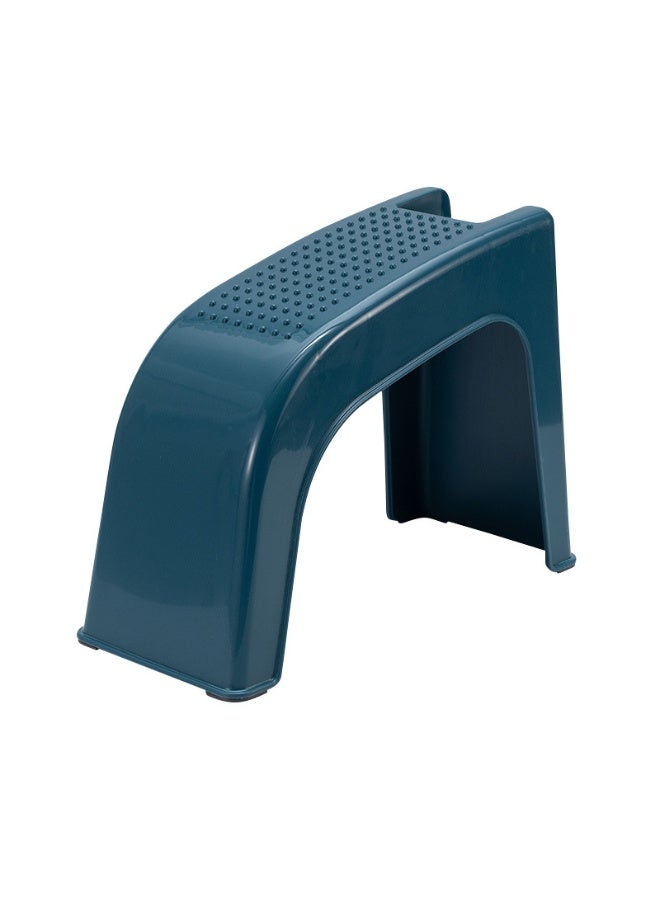 كيلا كرسي استحمام للعناية بالقدمين وحلاقة الساقين - مسند قدم متين مانع للانزلاق (أزرق) - Image 1