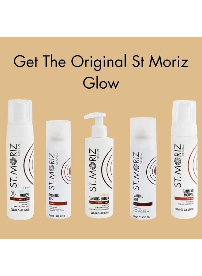 St. Moriz St Original Instant Tanning Mousse Fast Drying Vegan Fake Tan, Dark, 200 ml - Image 5