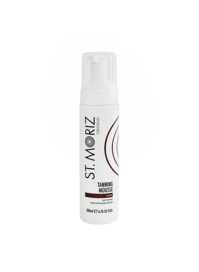 St. Moriz St Original Instant Tanning Mousse Fast Drying Vegan Fake Tan, Dark, 200 ml - Image 1
