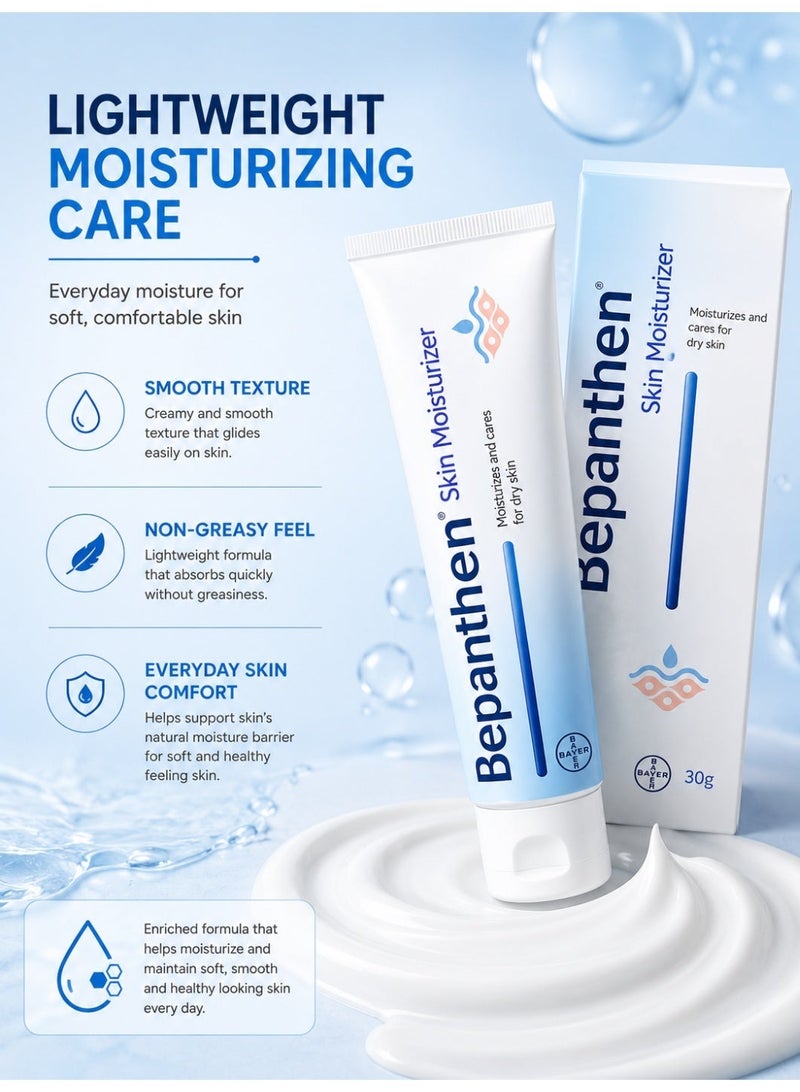 Bepanthen Skin Moisturizer Cream, Hydrating for Dry and Damaged Skin with Niacinamide and Provitamin B5, 30g - Image 4