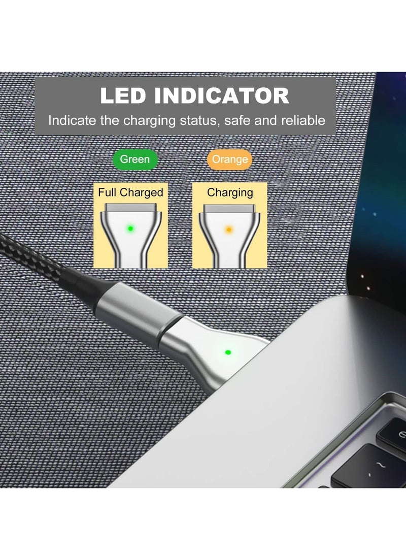 Captaintech USB C to Magnetic T-Tip Adapter, Type-C to Magnetic 2 T-Head PD 100W Power Fast Charging Converter for 2013-2015 MacBook Pro Air - Image 3