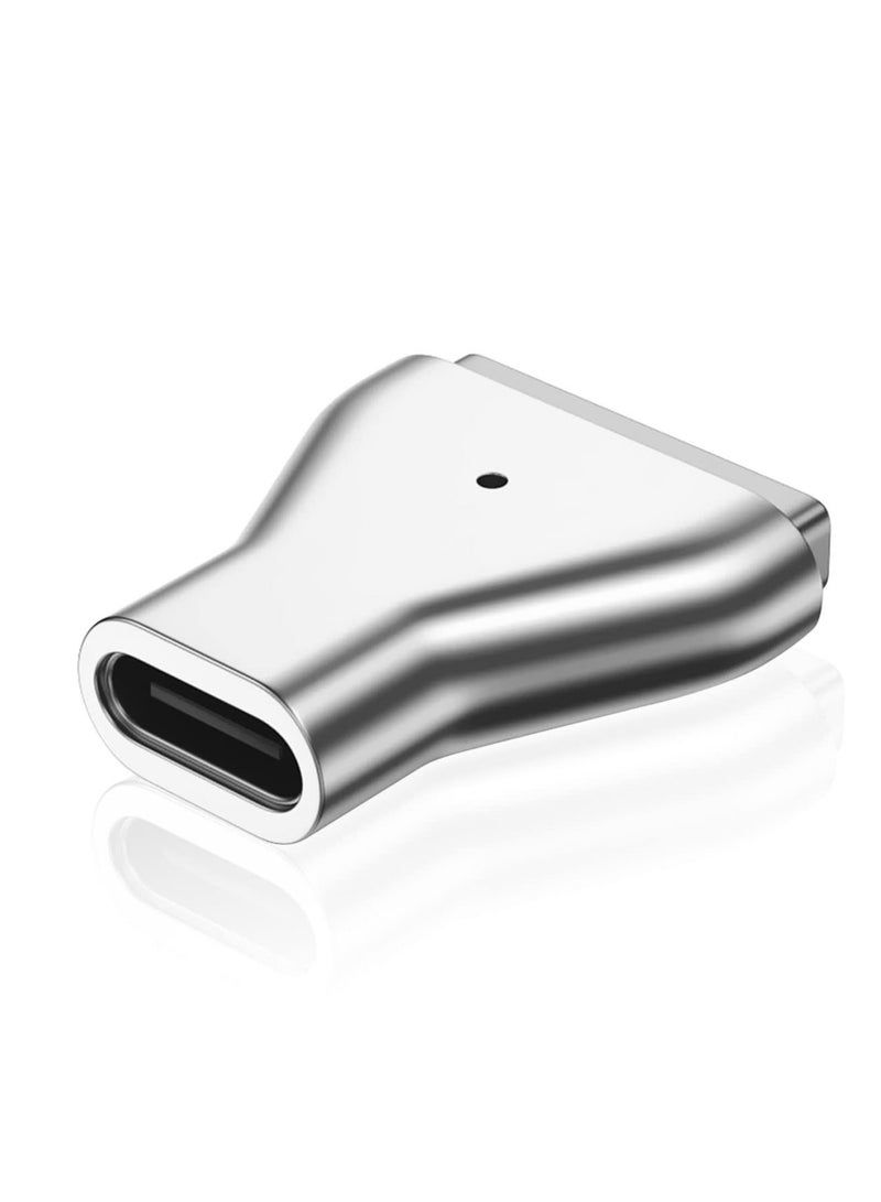 Captaintech USB C to Magnetic T-Tip Adapter, Type-C to Magnetic 2 T-Head PD 100W Power Fast Charging Converter for 2013-2015 MacBook Pro Air - Image 1