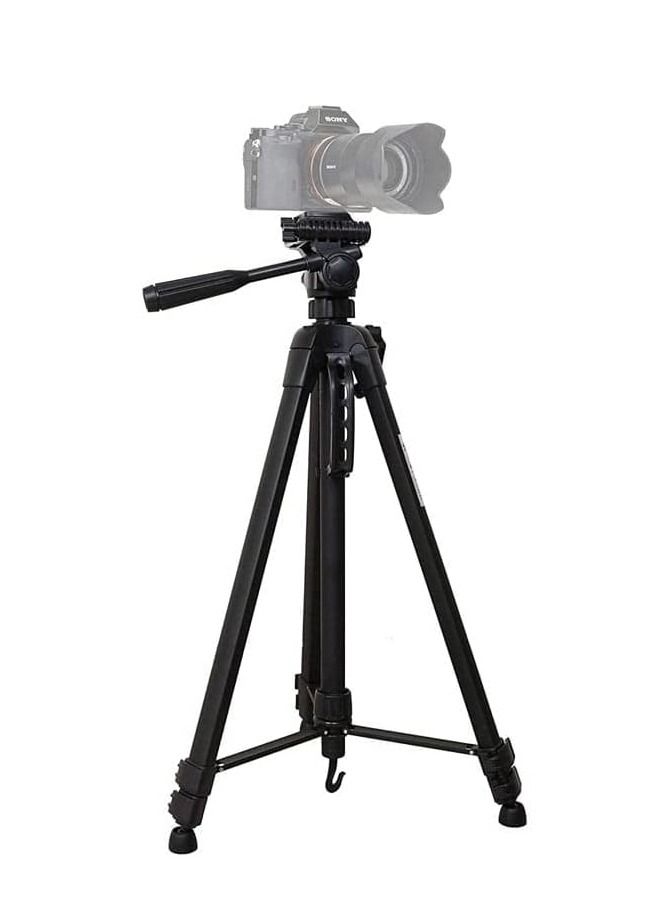 PADOM Padom WT-3560 Tripod Aluminum Camera Tripod Monopod with 360-Degree Rotatable Center Column and Ball Head, Quick Shoe Plate, Bag for DSLR Camera, Video Camcorder, Travel  - Image 4
