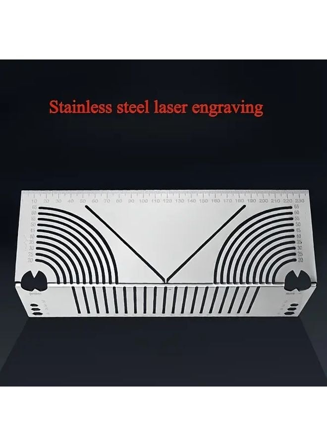 Adjustable Metal Marking Tool 90 Degree Accuracy Line Trimmer 20 65 For Woodworking DIY - Image 3