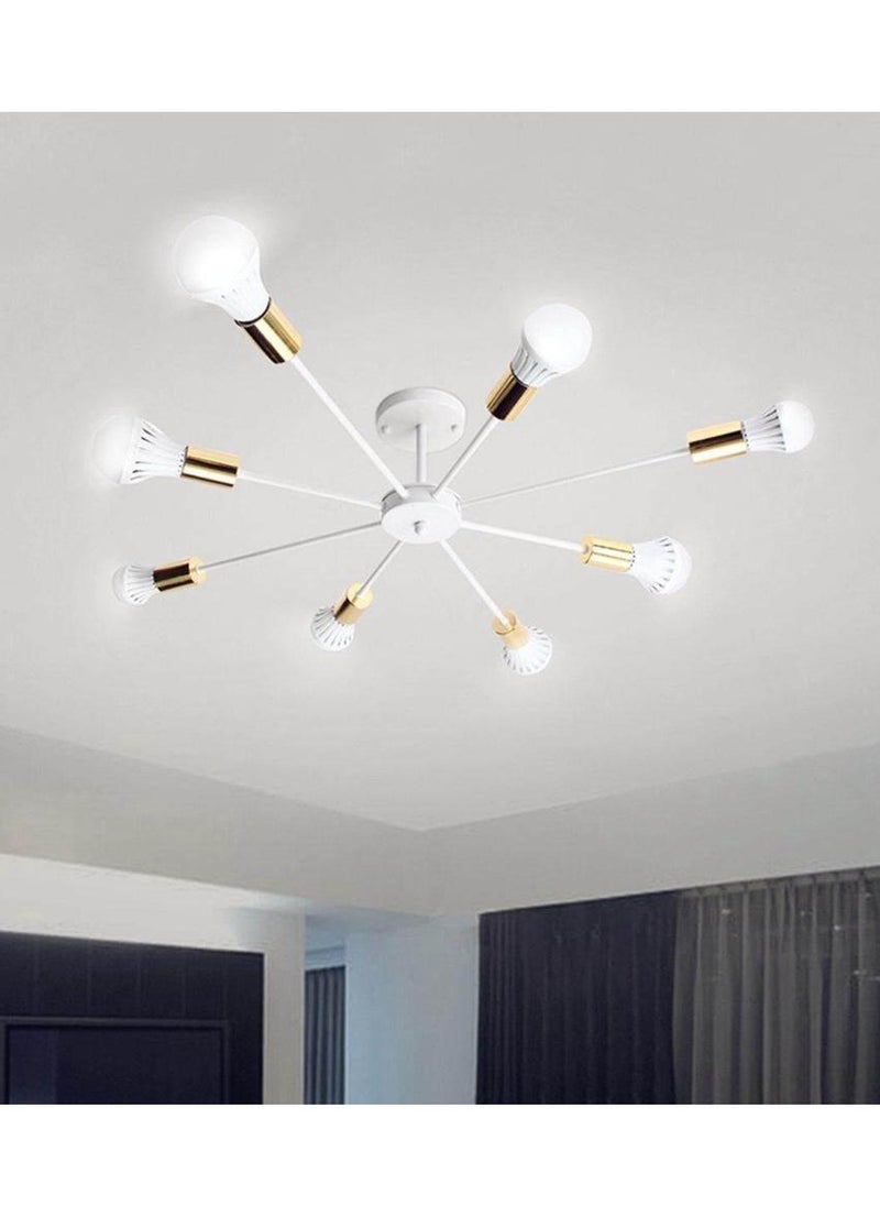 Cluc Steco Chandelier - 8 Branches - White  - Image 1