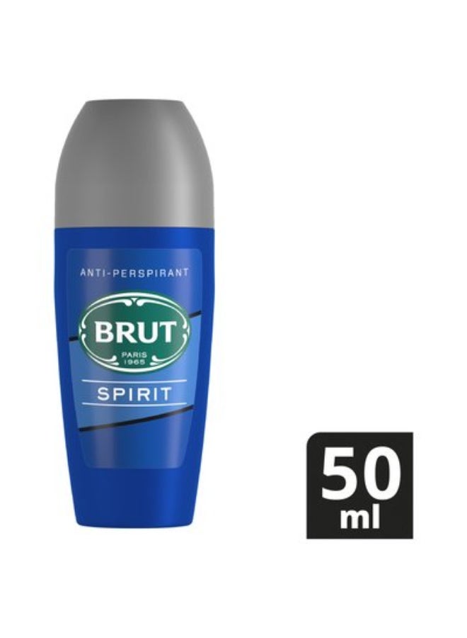 BRUT Spirit Antiperspirant Roll On Deodorant 50ml - Image 1