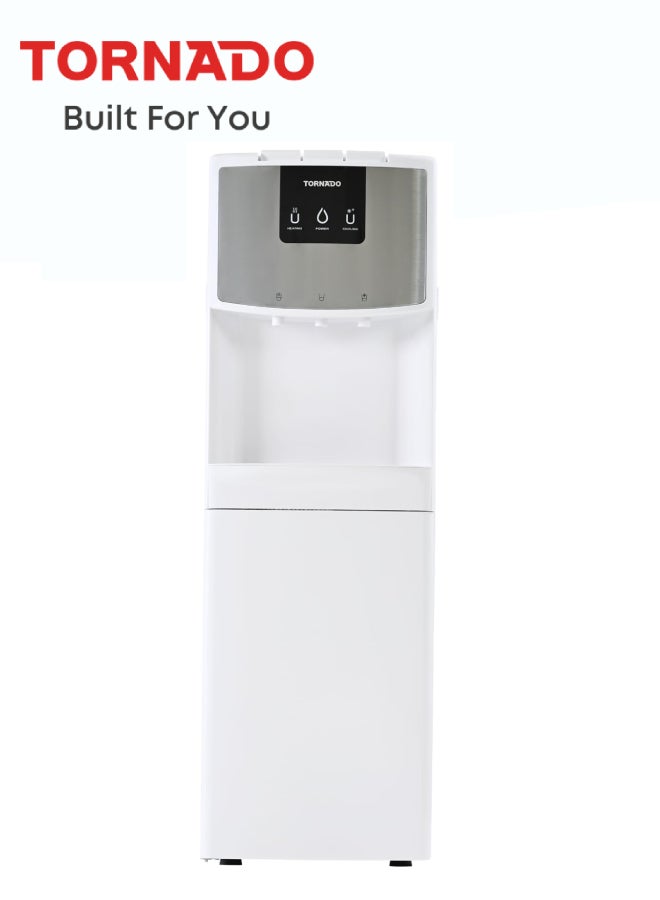Tornado Water Dispenser Top Loading with Bottom Cabinet Hot & Cold 3 Taps White TWD-L3T3RE-W TWD-L3T3RE-W white - Image 2